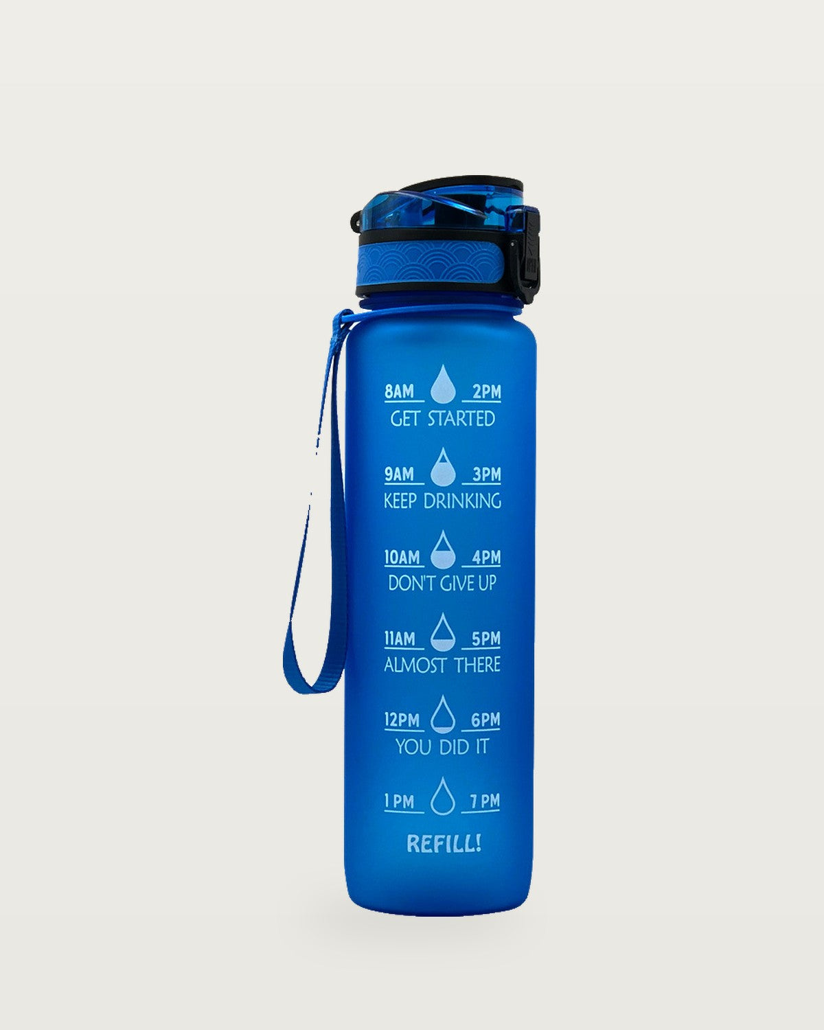 1 L time-marker water bottle