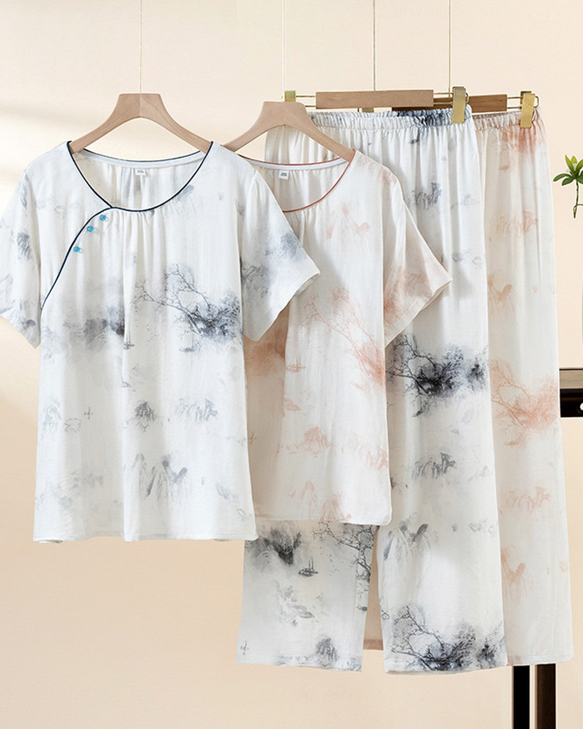 Bamboo gauze pyjama set